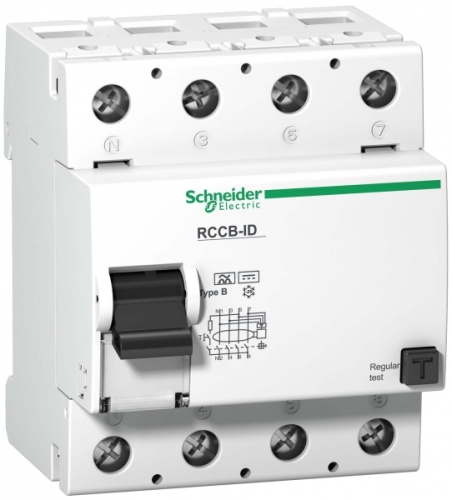 Выключатель дифференциальный (УЗО) ID 4п 125А 300мА тип B | код. 16764 | Schneider Electric
